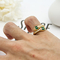Το διευθετήσιμο κόσμημα μόδας χτυπά 925 ασημένια δαχτυλίδια 17mm για τα άτομα