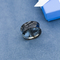 Η μαύρη σαφής μαρμάρινη ωτασπίδα ανοίγει το ακρυλικό σκουλαρίκι 10mm που διαπερνά 2G