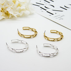 Χρυσό σκουλαρίκι 1,0 X 10mm χόνδρου Rhinestones 14k στρογγυλό σκουλαρίκι στεφανών χόνδρου τρυπανιών